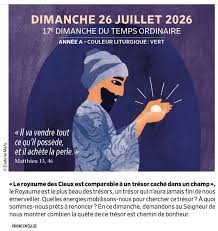 Homélie du 26/07/2026, 17e dimanche ordinaire année A par Père Marie-Bruno